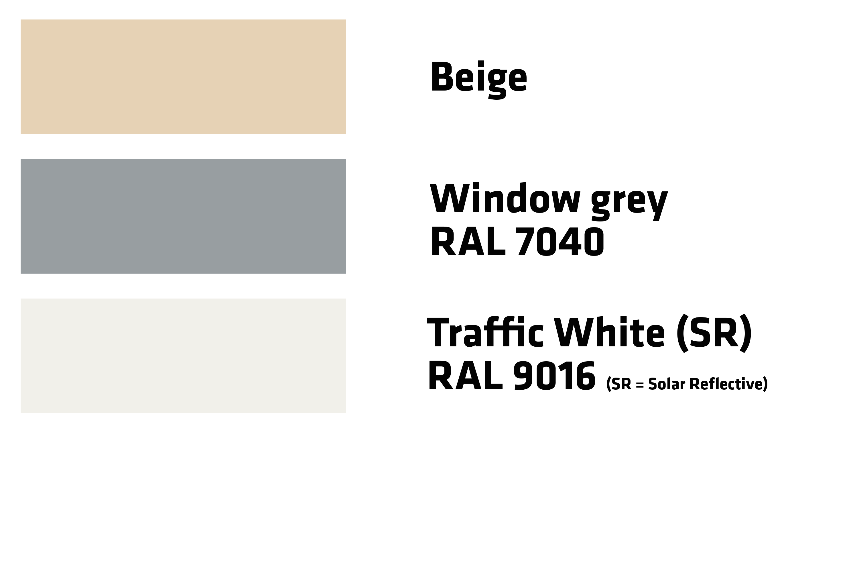 Kleuren Sarnafil TS 77-E