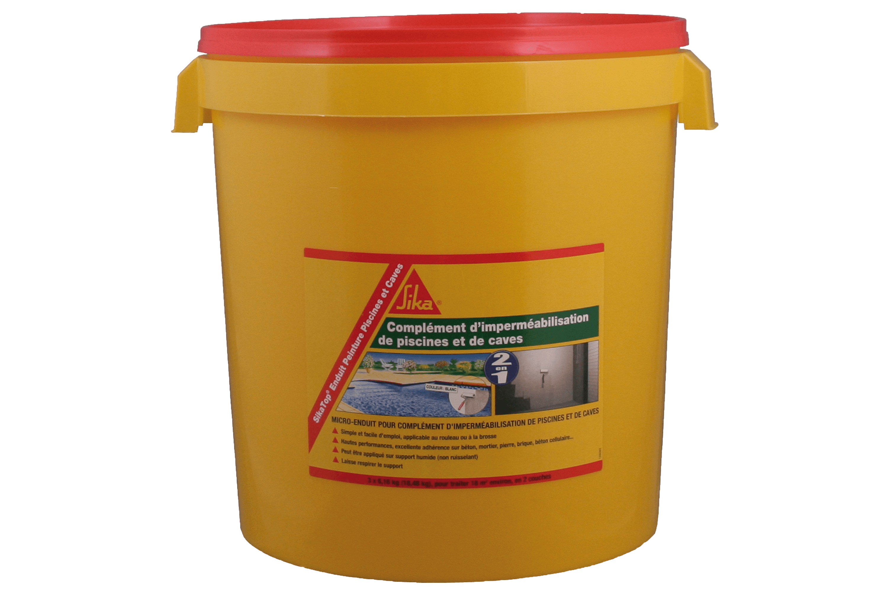 SikaTop® Enduit Peinture-Piscine et Cave