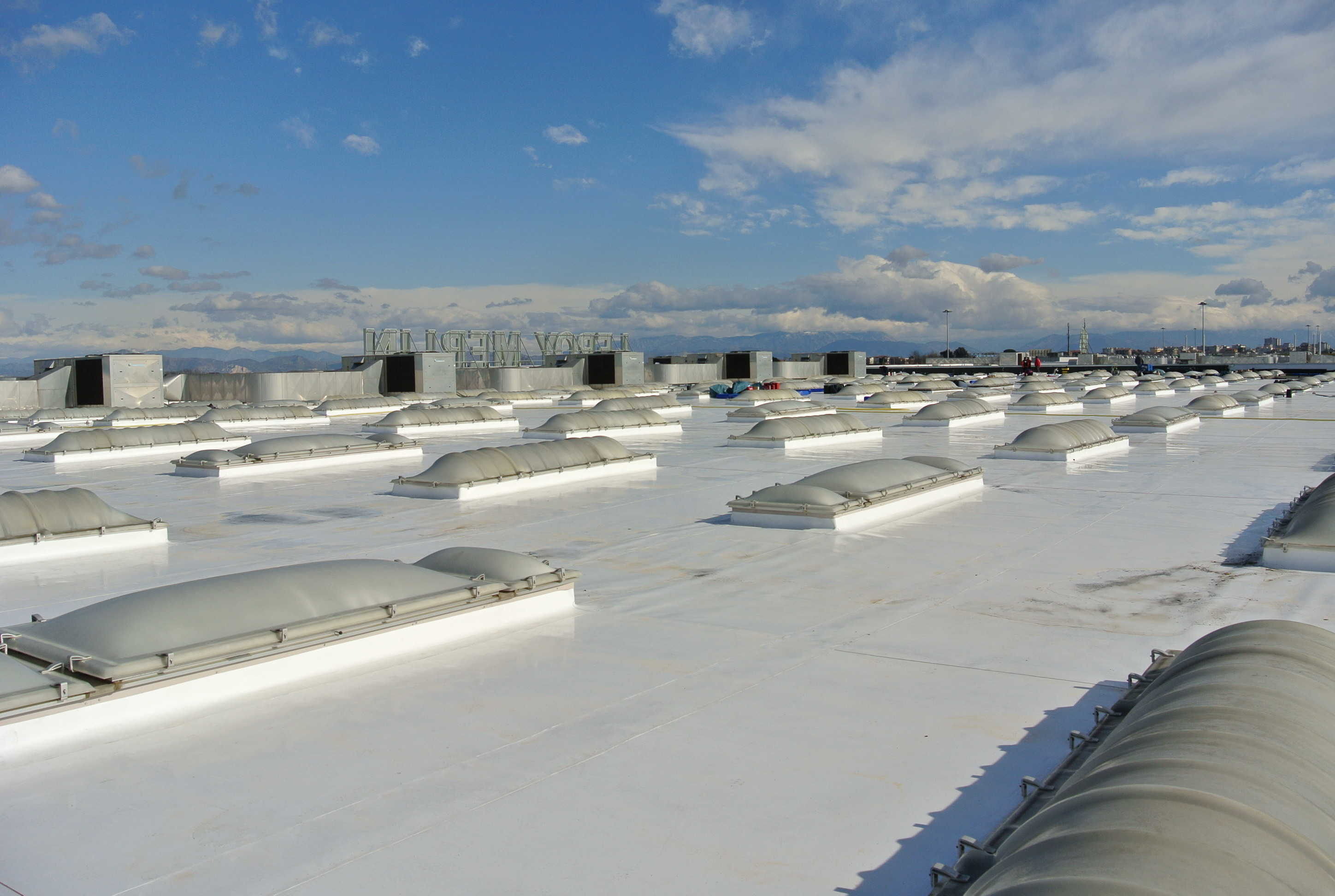 Roof of Shopping Center in Campania